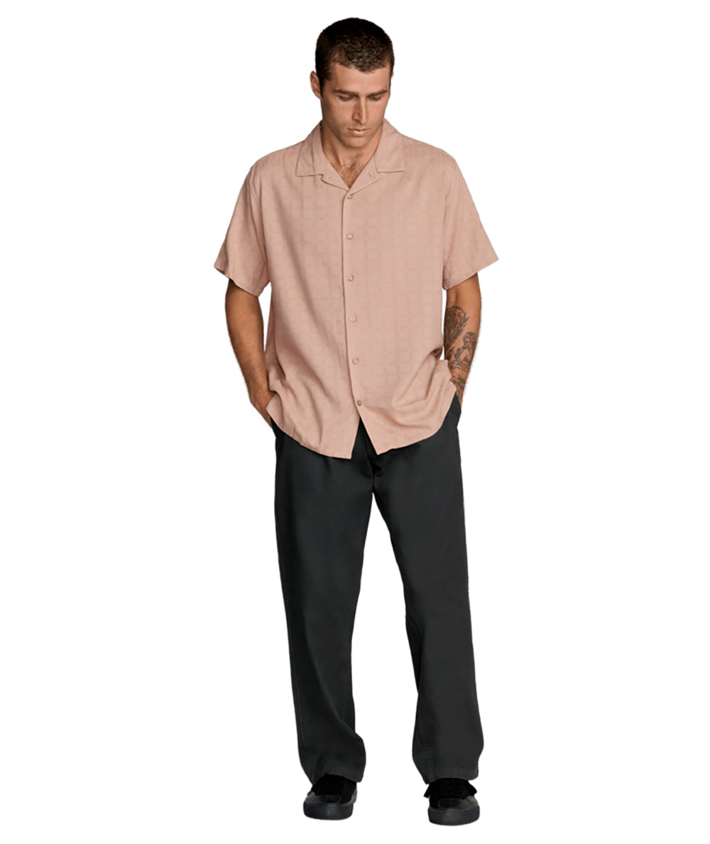 RVCA VACANCY SS PALE MAUVE PAL L