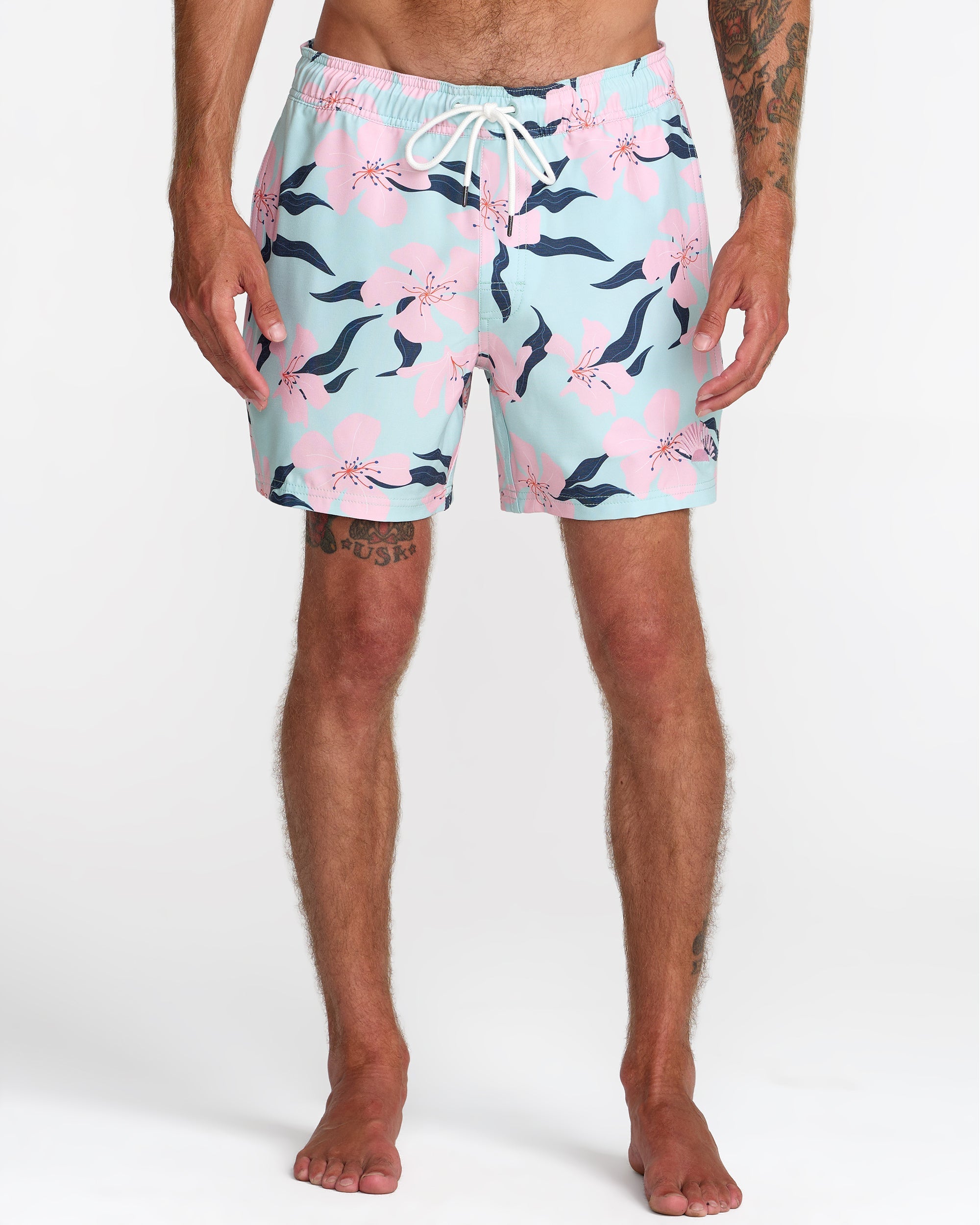 RVCA RESORT ELASTIC 16 BLUE HAZE BHZ L
