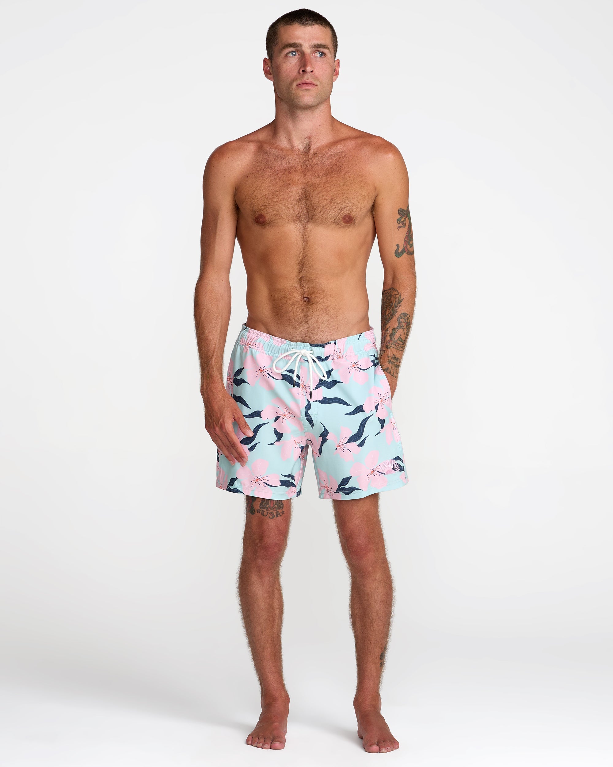 RVCA RESORT ELASTIC 16 BLUE HAZE BHZ L