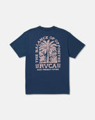 RVCA PALMGROVE MOODY BLUE MBL S