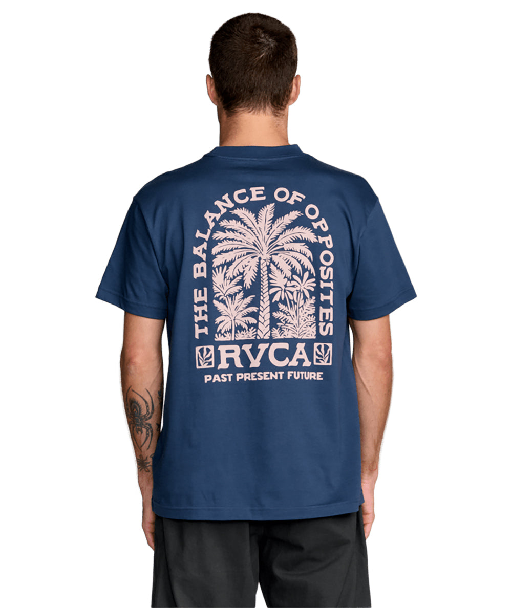 RVCA PALMGROVE MOODY BLUE MBL M