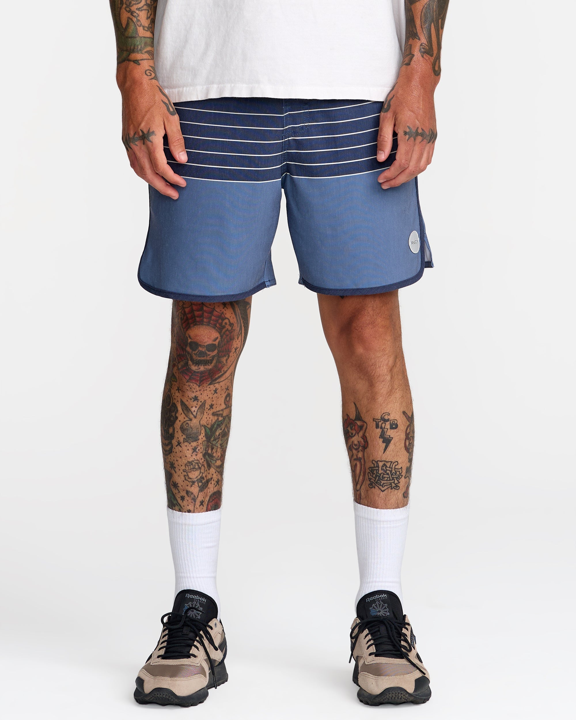 RVCA YOGGER HYBRID 17 MDY-MOODY BLUE M