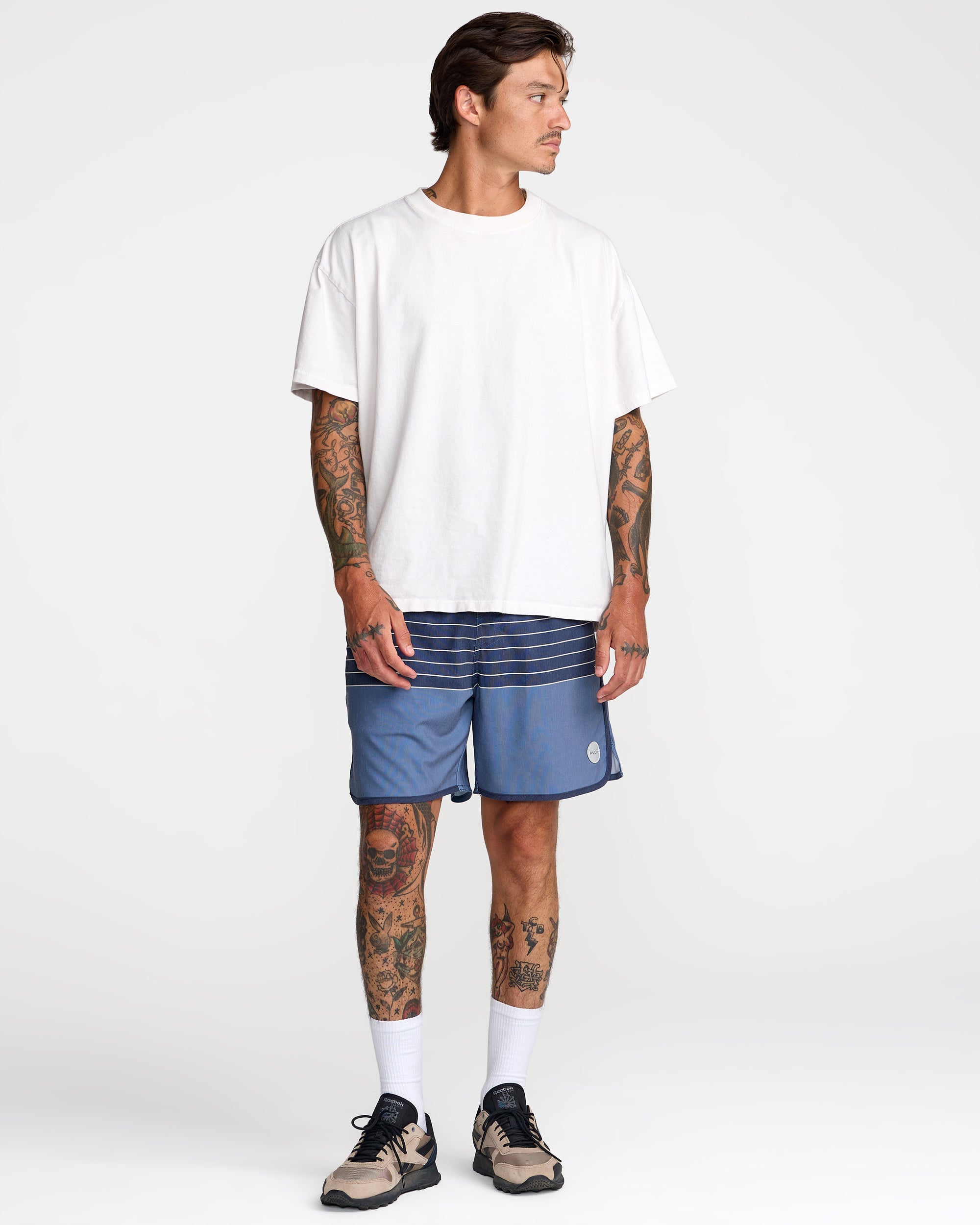RVCA YOGGER HYBRID 17 MDY-MOODY BLUE XL