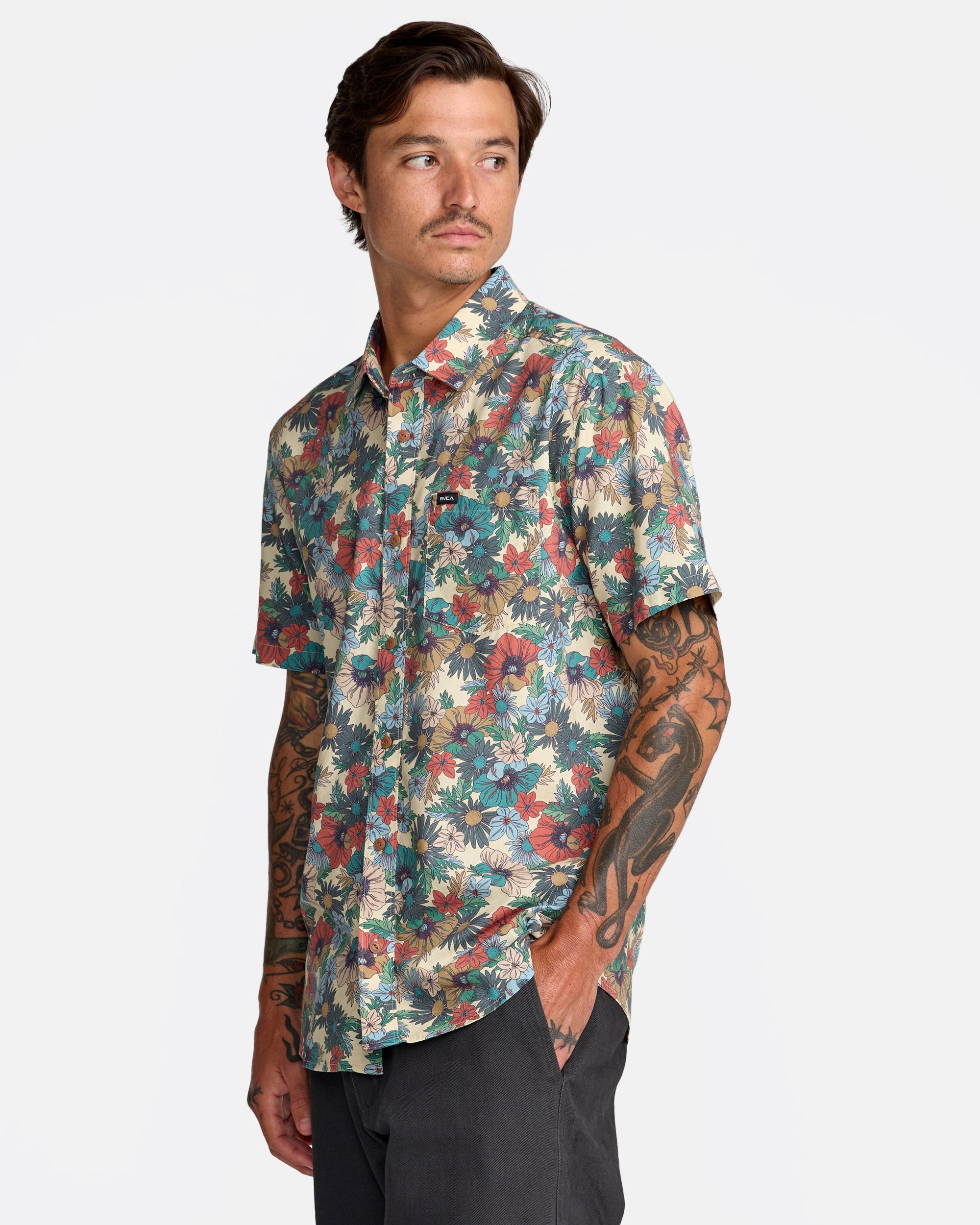 RVCA BOTANICAL SS CER-CERAMIC L