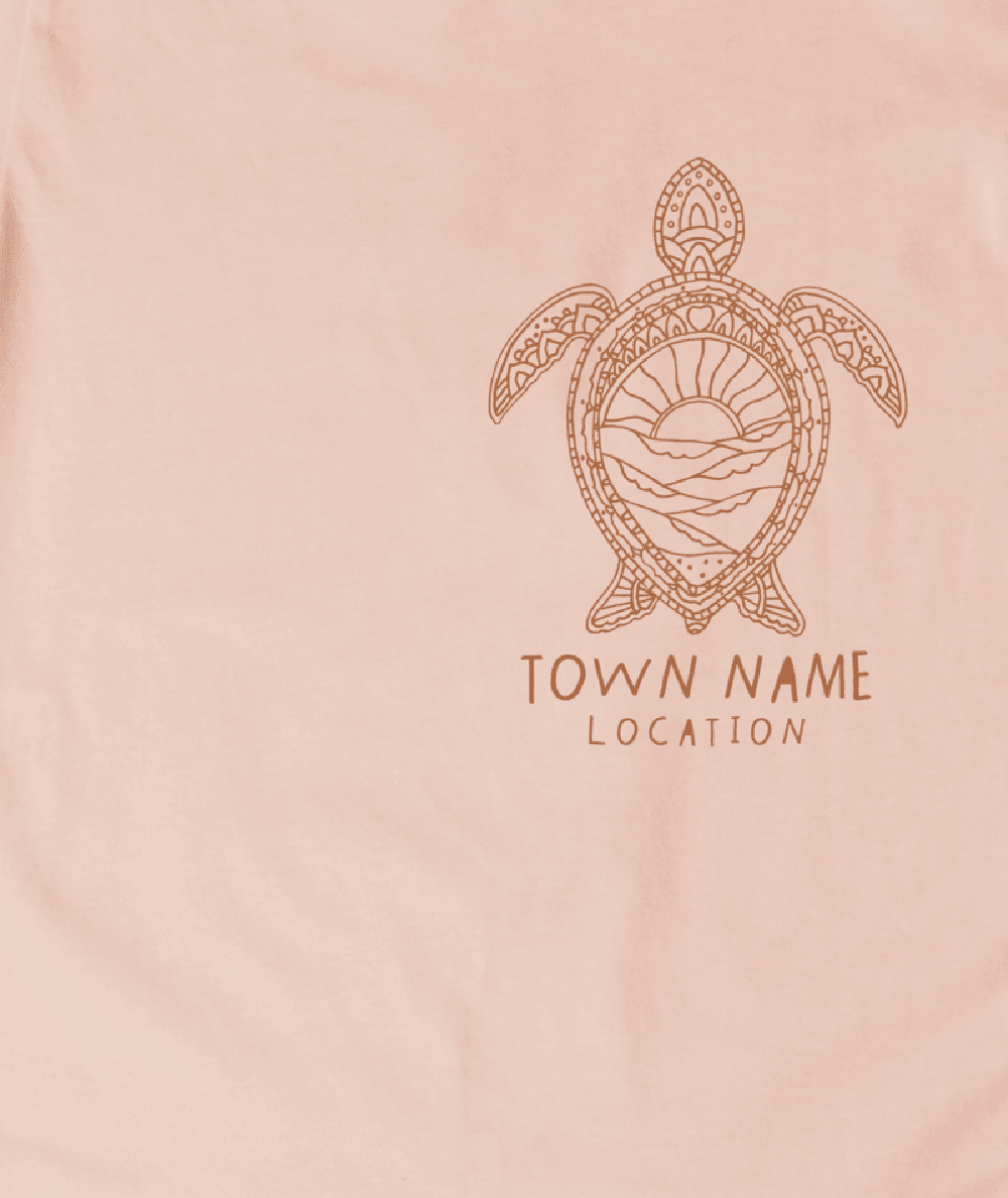 Tank Stream Scenic Turtle  LightCoral-Pompano 0