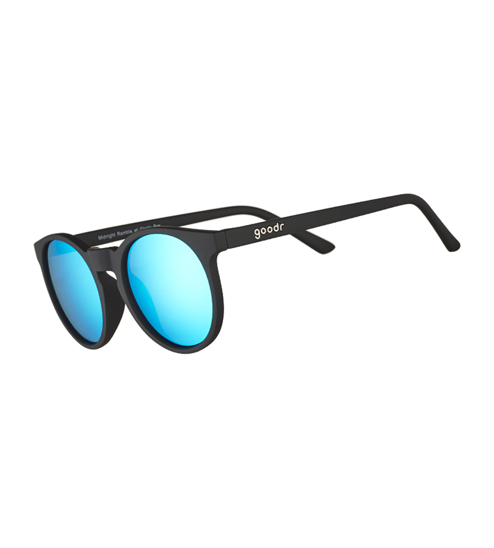Goodr Polarized Sunglasses MidnightRambleataCircleBar
