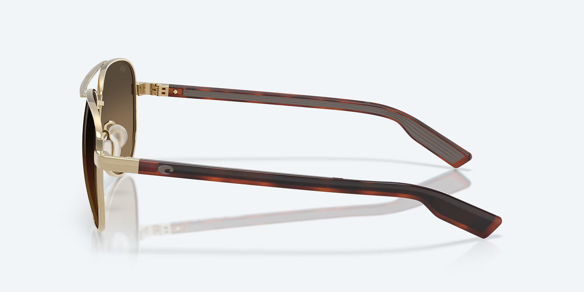 Costa Del Mar Peli Polarized Sunglasses BrshdGold CopperGradient 580G