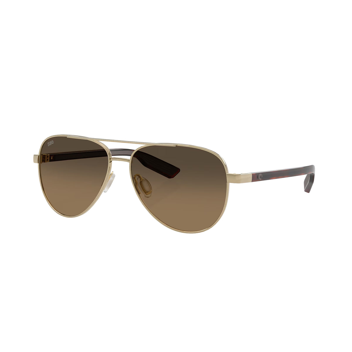 Costa Del Mar Peli Polarized Sunglasses BrshdGold CopperGradient 580G