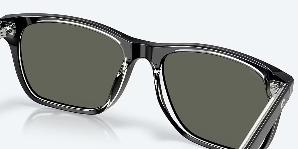 Costa Del Mar Gravels Polarized Sunglasses Black Gray 580G