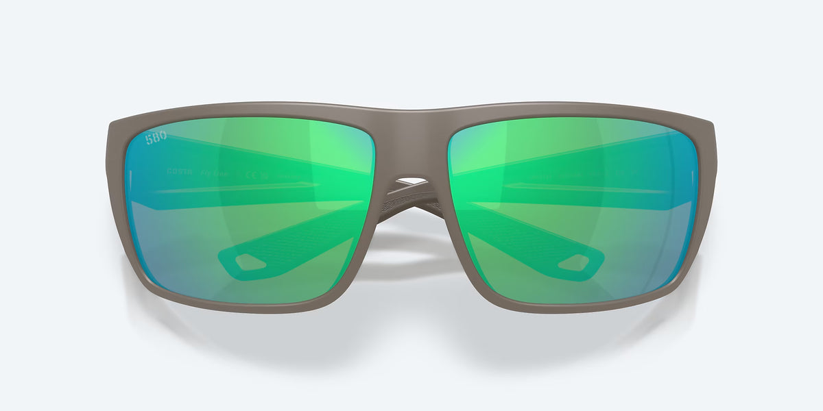 Costa Del Mar Fly Line Polarized Sunglasses MatteOliveShale GreenMirror 580G