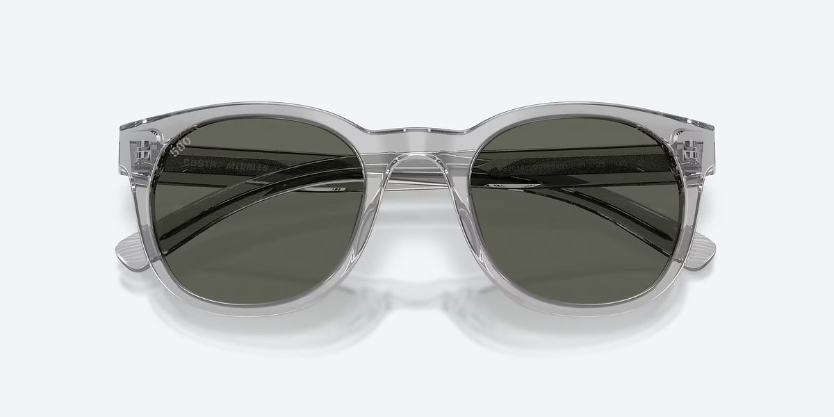 Costa Del Mar Middles Polarized Sunglasses Gray Crystal Gray 580G