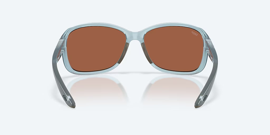 Costa Del Mar Seadrift Polarized Sunglasses TranslucentSiltBlue CopperSilverMirror 580P