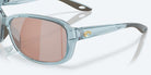 Costa Del Mar Seadrift Polarized Sunglasses TranslucentSiltBlue CopperSilverMirror 580P