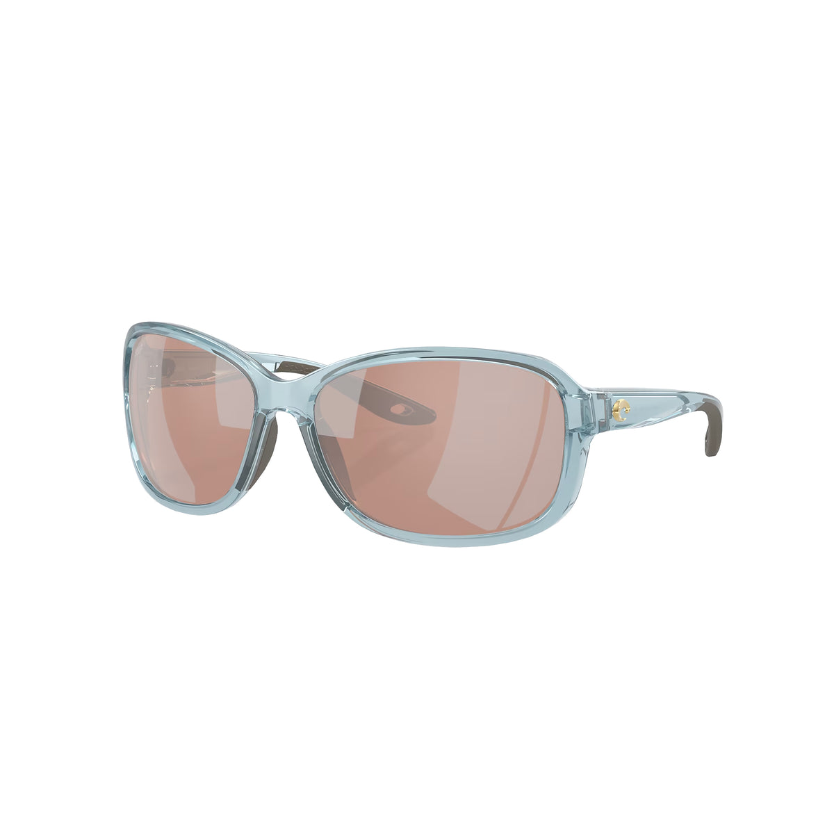 Costa Del Mar Seadrift Polarized Sunglasses TranslucentSiltBlue CopperSilverMirror 580P