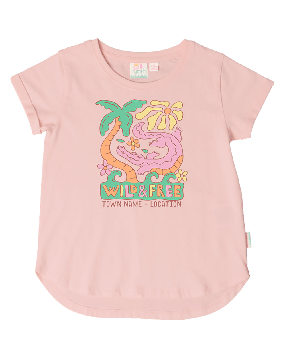 Tank Stream Wild & Free Girls Tee