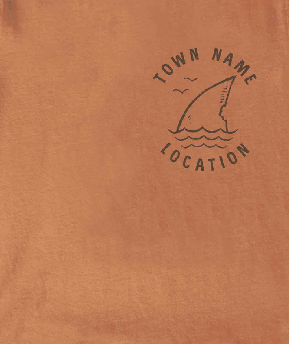 Tank Stream Shark Scenic Boys Tee BOCA-Latte 10