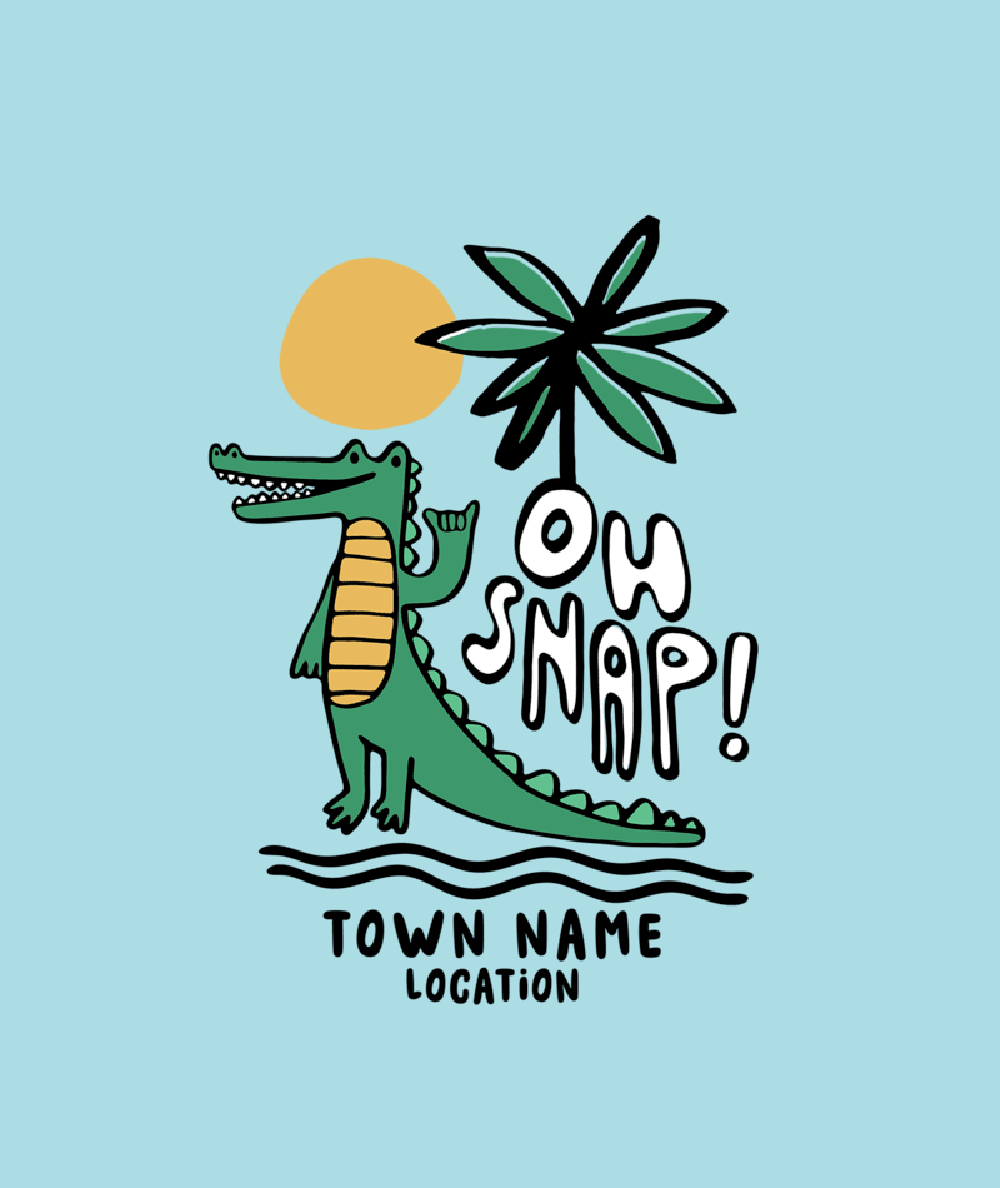 Tank Stream Oh Snap Boys Tee DELRAY-Sea Blue 6