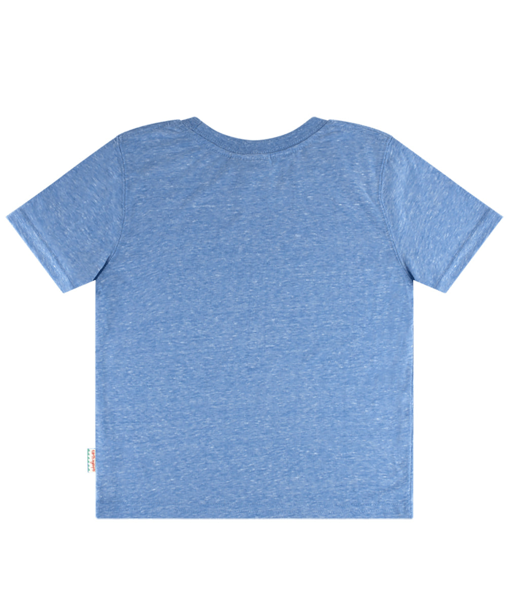 Tank Stream Surf Crew Boys Tee Boca-LightBlue Marle 0