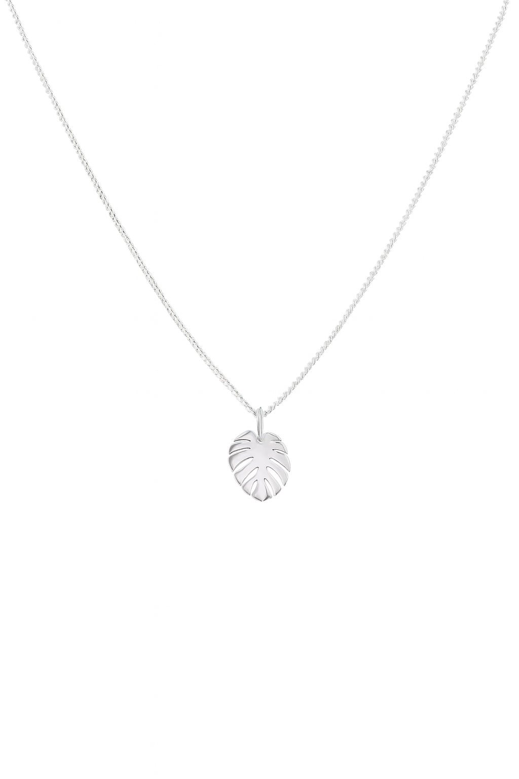 Salty Cali Bali Leaf Salty Pendant Silver