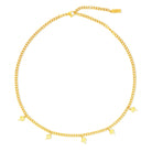 Salty Cali Palm Tree Necklace Gold