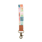 Thread Florida Stamps Wristlet Keychain