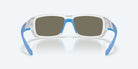 Costa Del Mar Fantail Sunglasses MatteClear Blue Mirror 580G