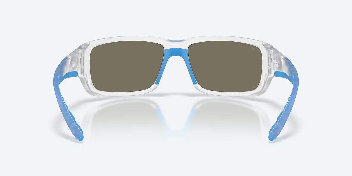 Costa Del Mar Fantail Sunglasses MatteClear Blue Mirror 580G