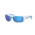 Costa Del Mar Fantail Sunglasses MatteClear Blue Mirror 580G