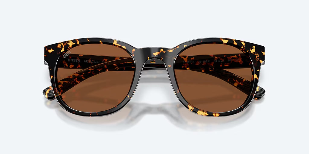 Costa Del Mar Middles Polarized Sunglasses Tortoise CopperGradient 580G