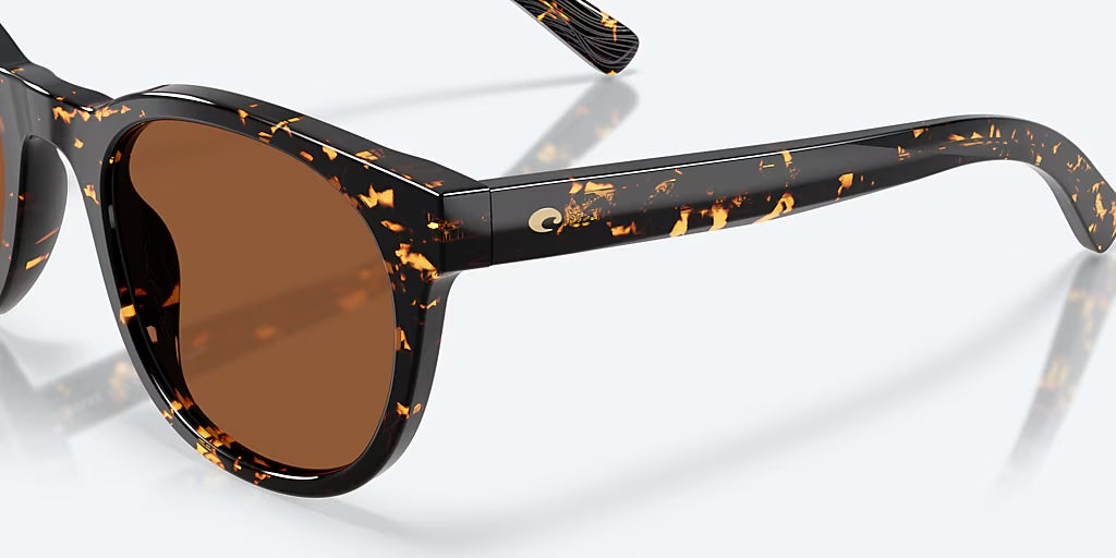 Costa Del Mar Middles Polarized Sunglasses Tortoise CopperGradient 580G