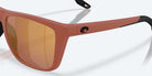Costa Del Mar Mainsail XL Polarized Sunglasses MatteTerraCotta GoldMirror