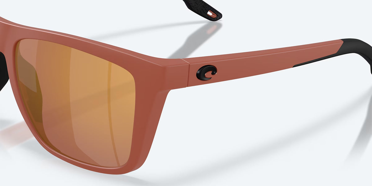 Costa Del Mar Mainsail XL Polarized Sunglasses MatteTerraCotta GoldMirror