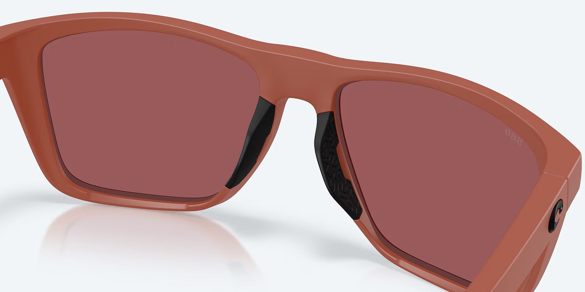 Costa Del Mar Mainsail XL Polarized Sunglasses MatteTerraCotta GoldMirror