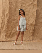 Rylee + Cru Rose Mini Skirt Seafoam 8-9Y