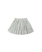 Rylee + Cru Rose Mini Skirt Seafoam 6-7Y