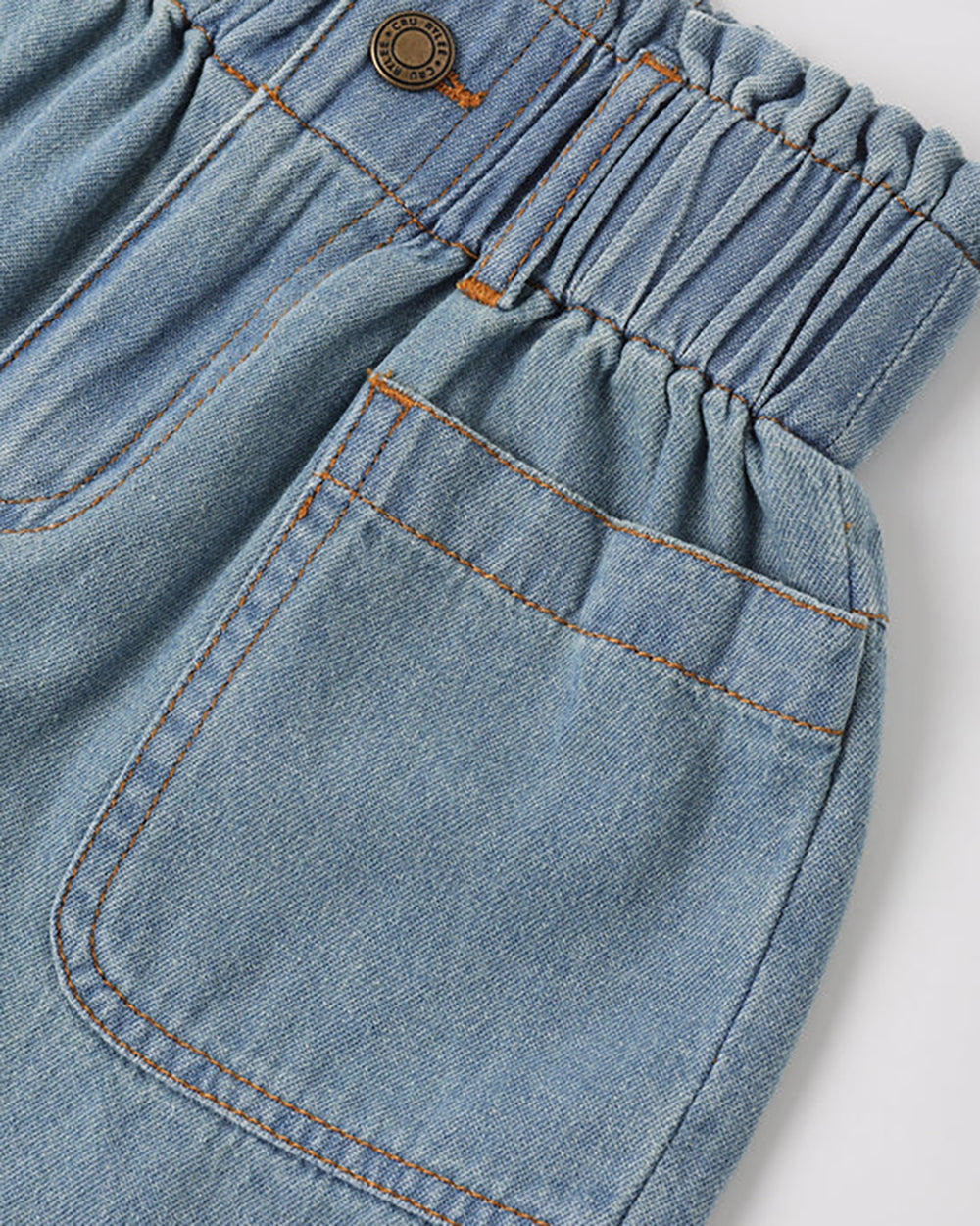 Rylee + Cru Alba Shorts Denim Washed Blue 4-5Y