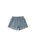 Rylee + Cru Alba Shorts Denim Washed Blue 4-5Y