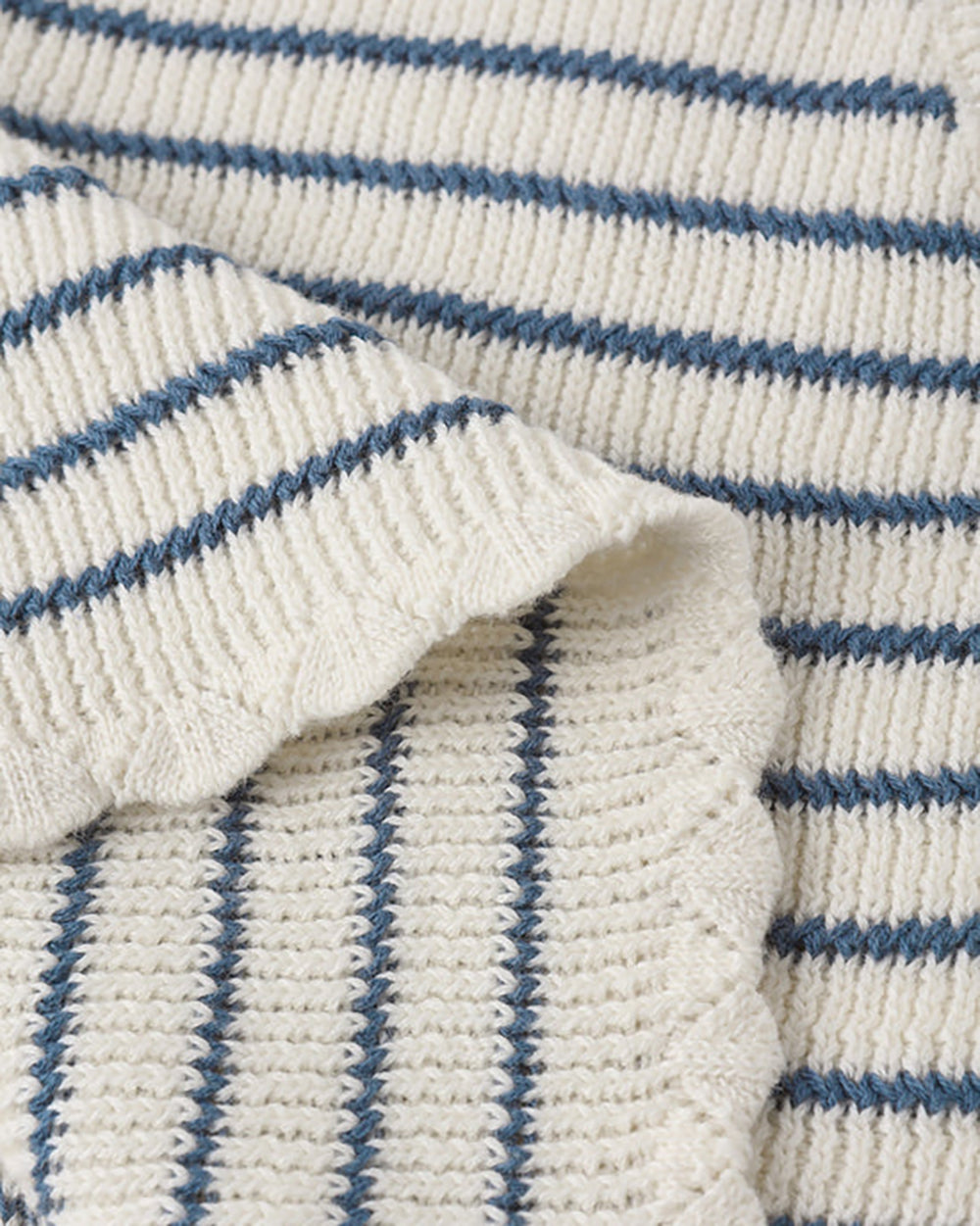 Rylee + Cru Knit Vest Set Marine Stripe 4-5Y