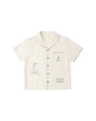 Rylee + Cru Lapel Collar Shirt Sailor 2-3Y