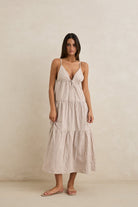 RHYTHM JACI MAXI DRESS TAN 3M