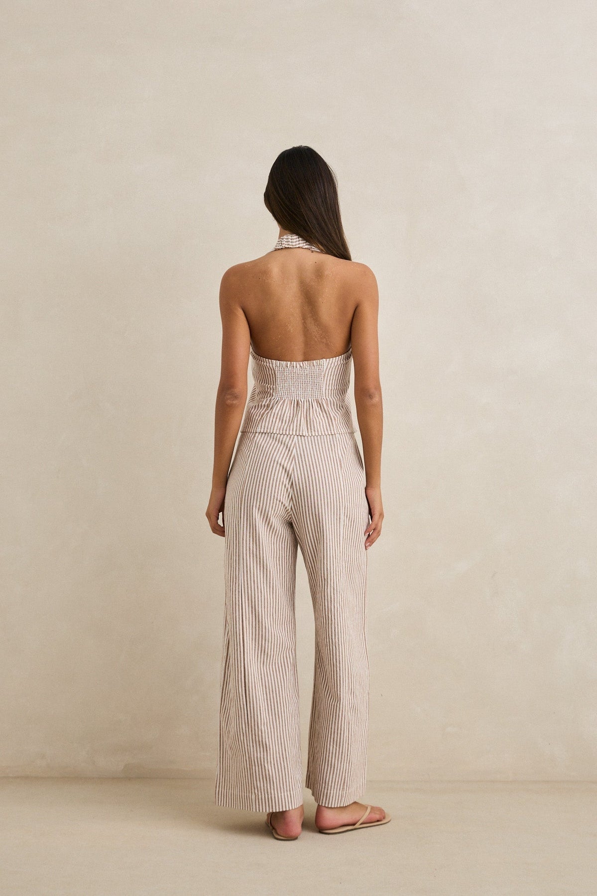 RHYTHM LOUISE WIDE LEG PANT TAN 08