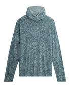 Free Fly Bamboo Lightweight Hoodie Tidal Flow Print Stormy Sea L