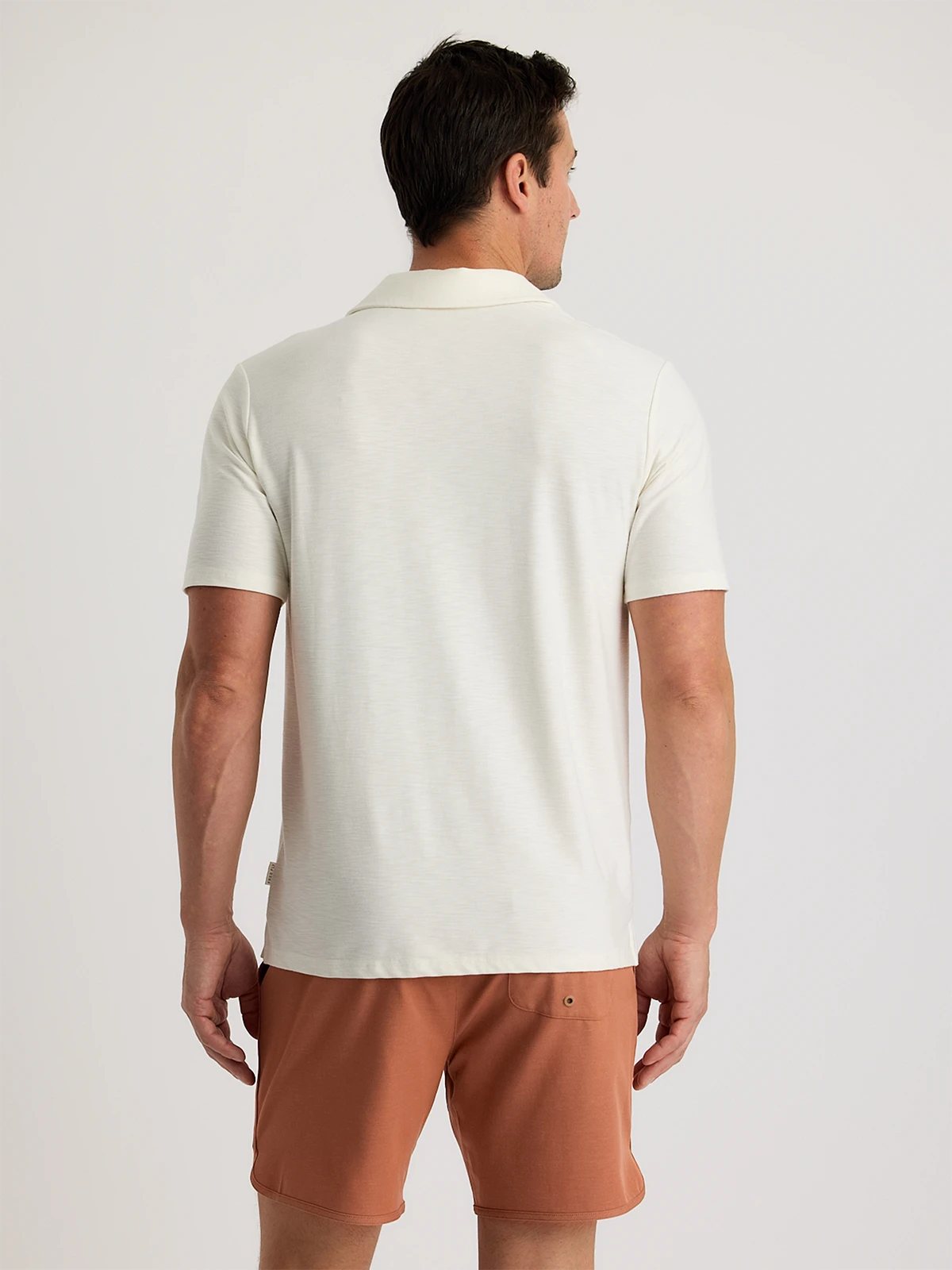 Free Fly Men's Bamboo Slub Polo II Sea Salt S