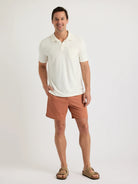 Free Fly Men's Bamboo Slub Polo II Sea Salt S