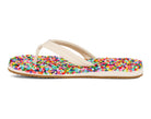 Sanuk Bubblecush Womens Sandal RFT-Rainbow Confetti 7