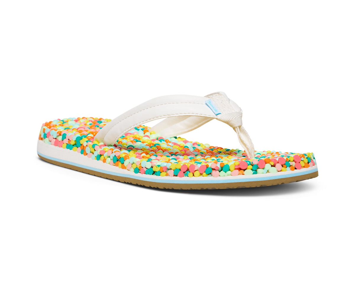 Sanuk Bubblecush Womens Sandal CTN-Citron 9