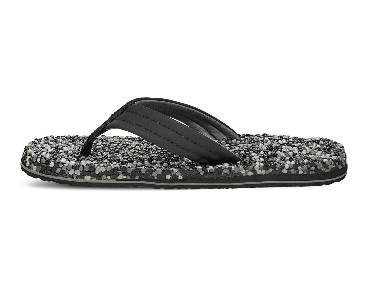 Sanuk Bubblecush Mens Sandal BLKM-Black Multi 12