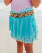 Feather 4 Arrow Sea Princess Skirt Aqc-AquaCrystal 4