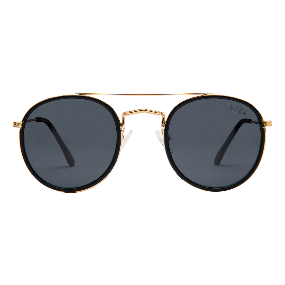 I-SEA ALL ABOARD WOMEN'S POLARIZED SUNGLASSES BLACK / SMOKE POLARIZED LENS