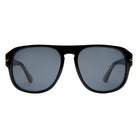 I-SEA BAYSIDE MEN'S POLARIZED SUNGLASSES BLACK / SMOKE POLARIZED LENS